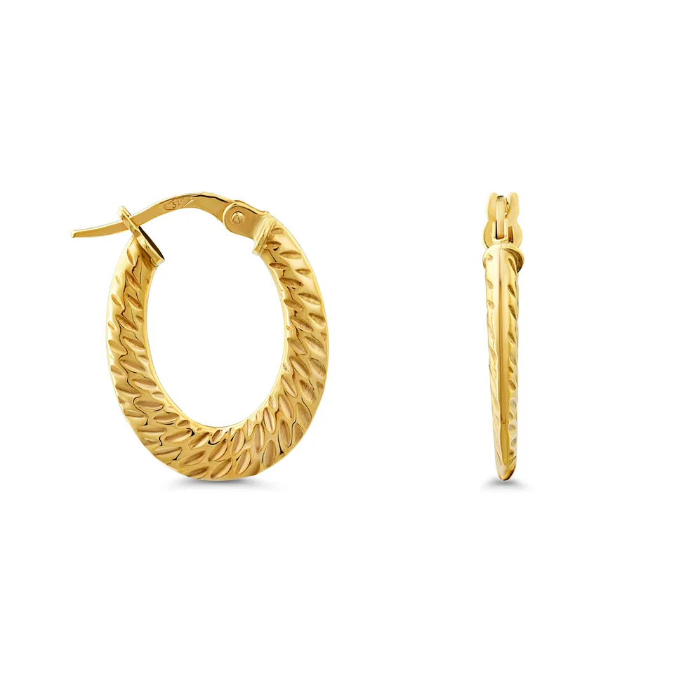 Miore Orecchini Oro Giallo 9Kt