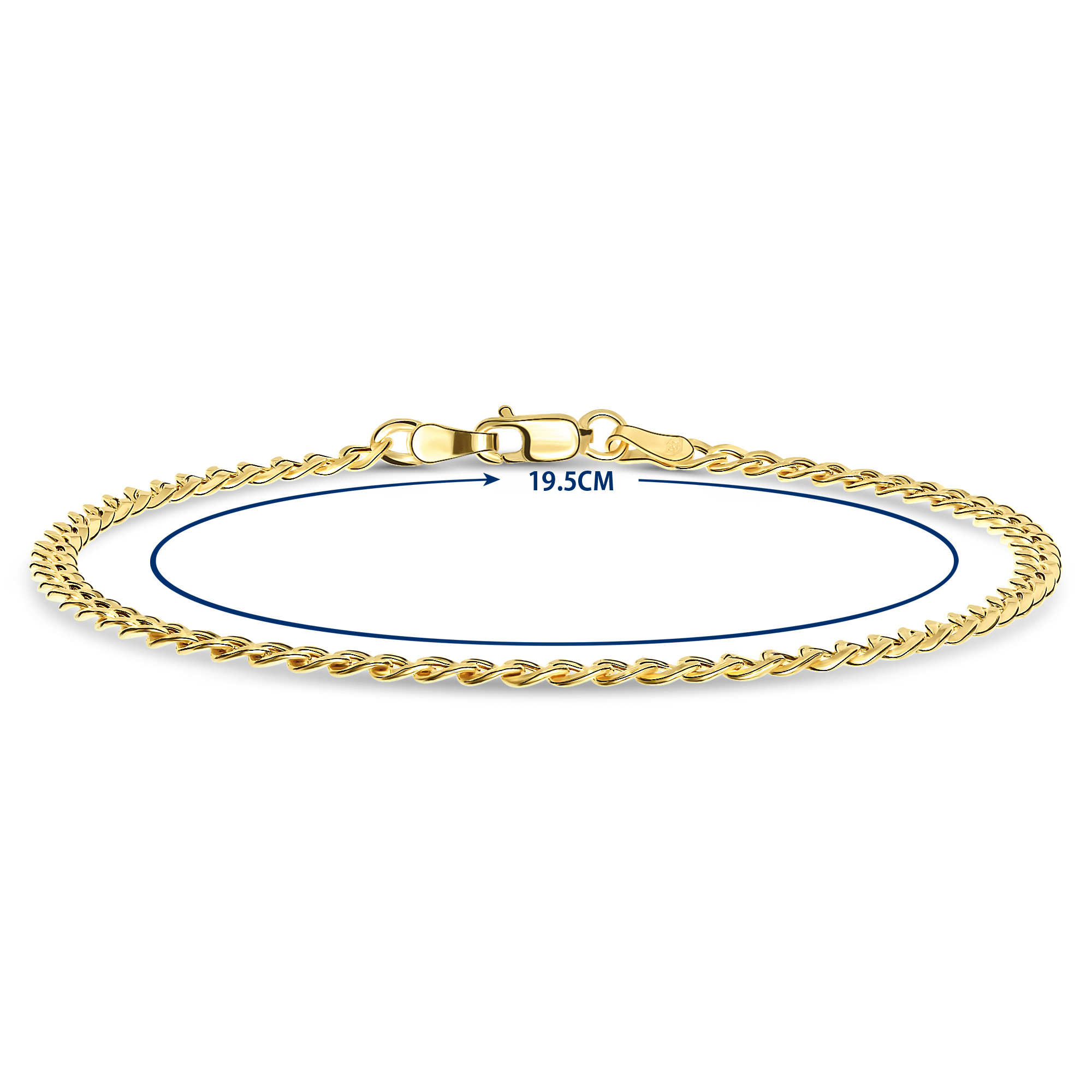 Miore Bracelet bracciale oro giallo 14kt 585