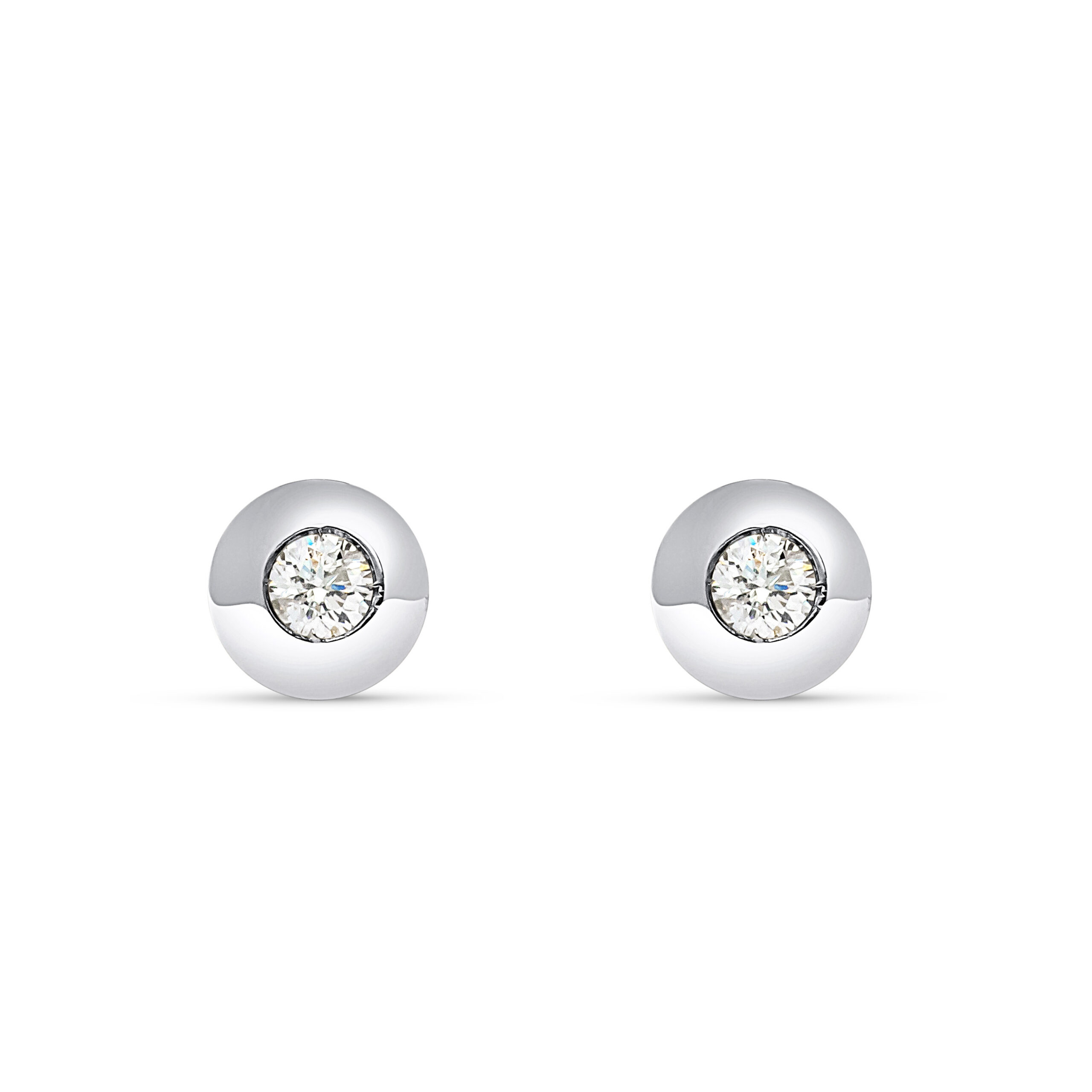 Miore Orecchini Oro Bianco 585 14KT Donna