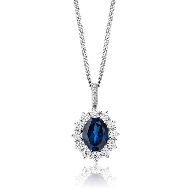 Miore Collana Argento 925 con Zirconia Cubica