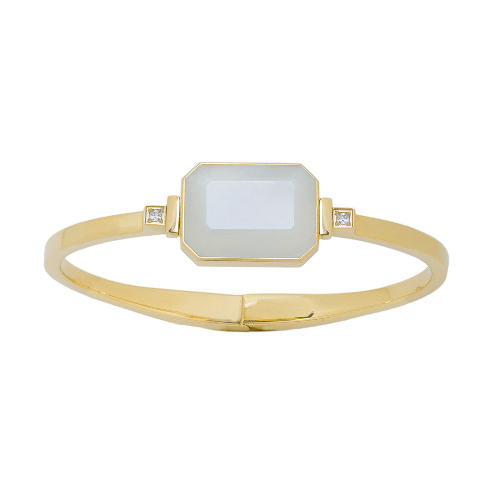 Ringly Luxe Photo Booth Bracciale Smart Pietra Luna S/M Oro