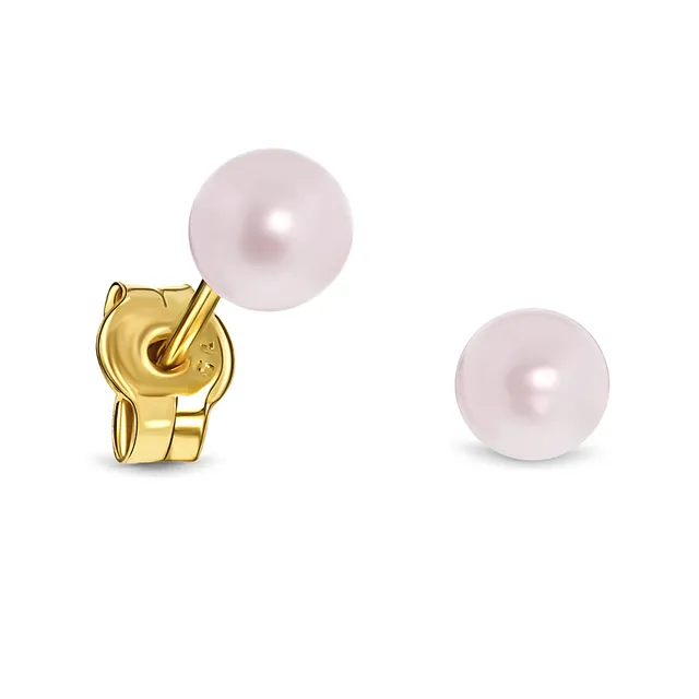 Miore Earrings orecchini oro giallo 9kt perle