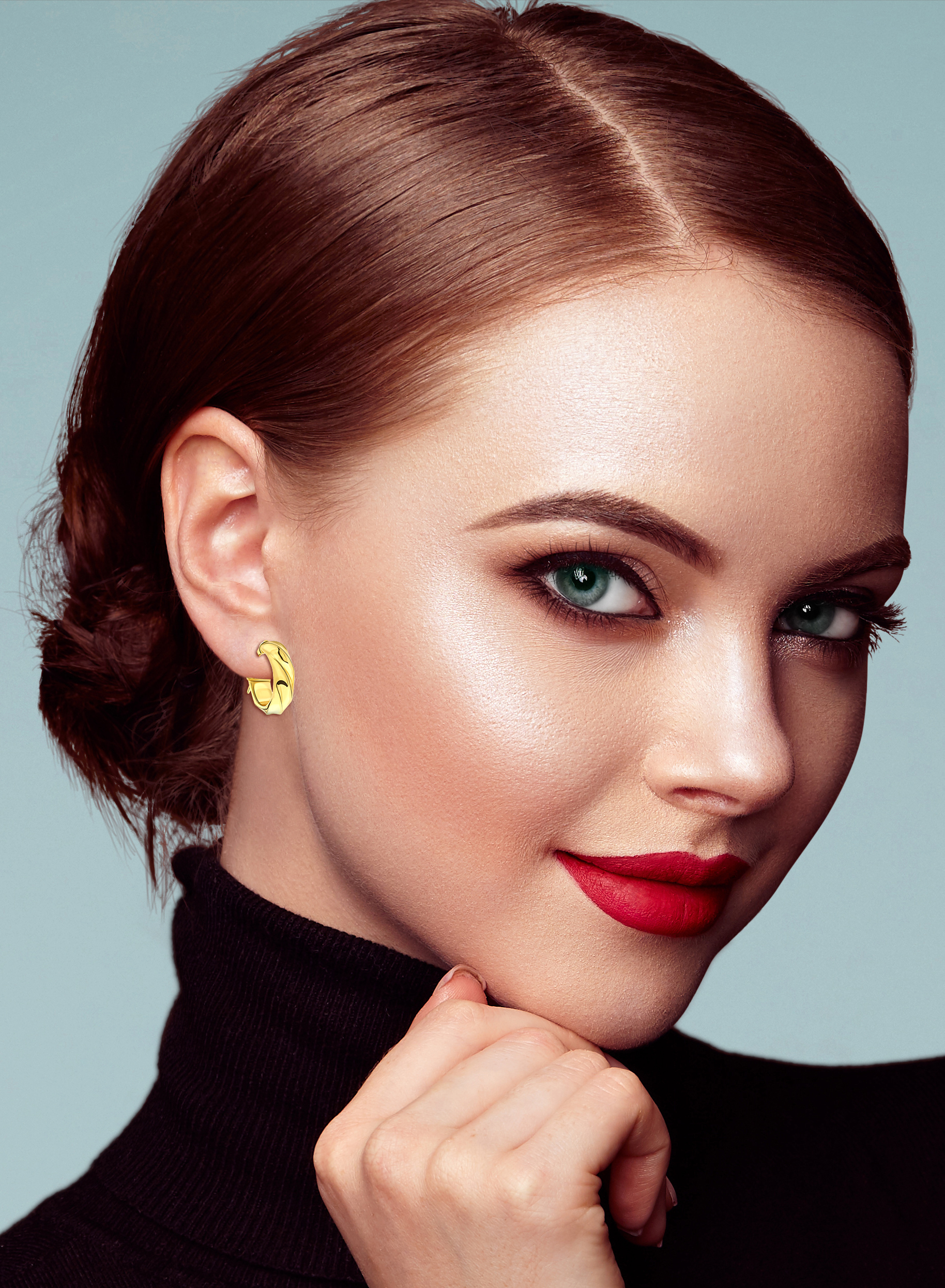 Miore Orecchini Oro Giallo 14KT 585