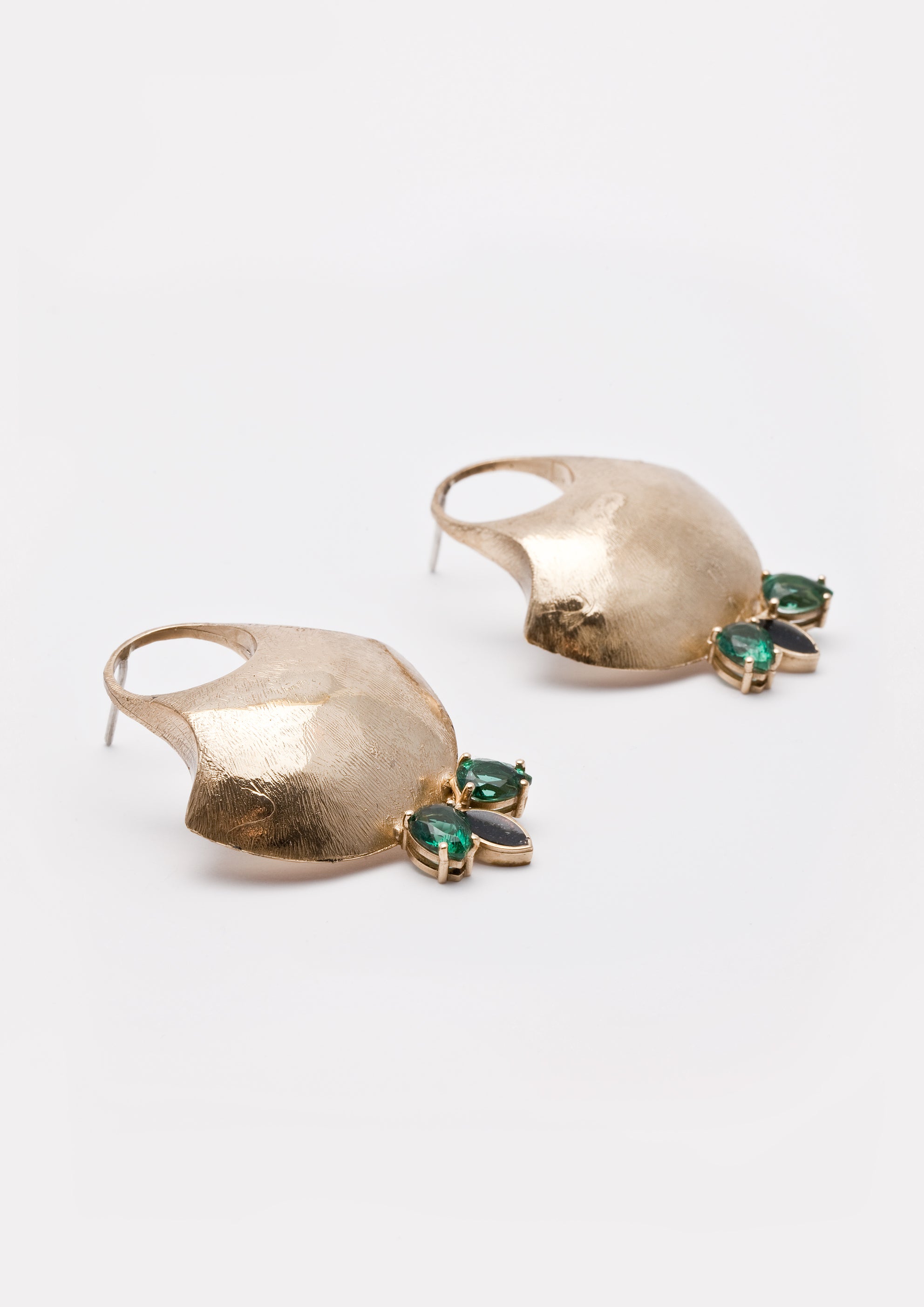 Voodoo Jewels Bold Shapes Ani orecchini bronzo glitter pietre
