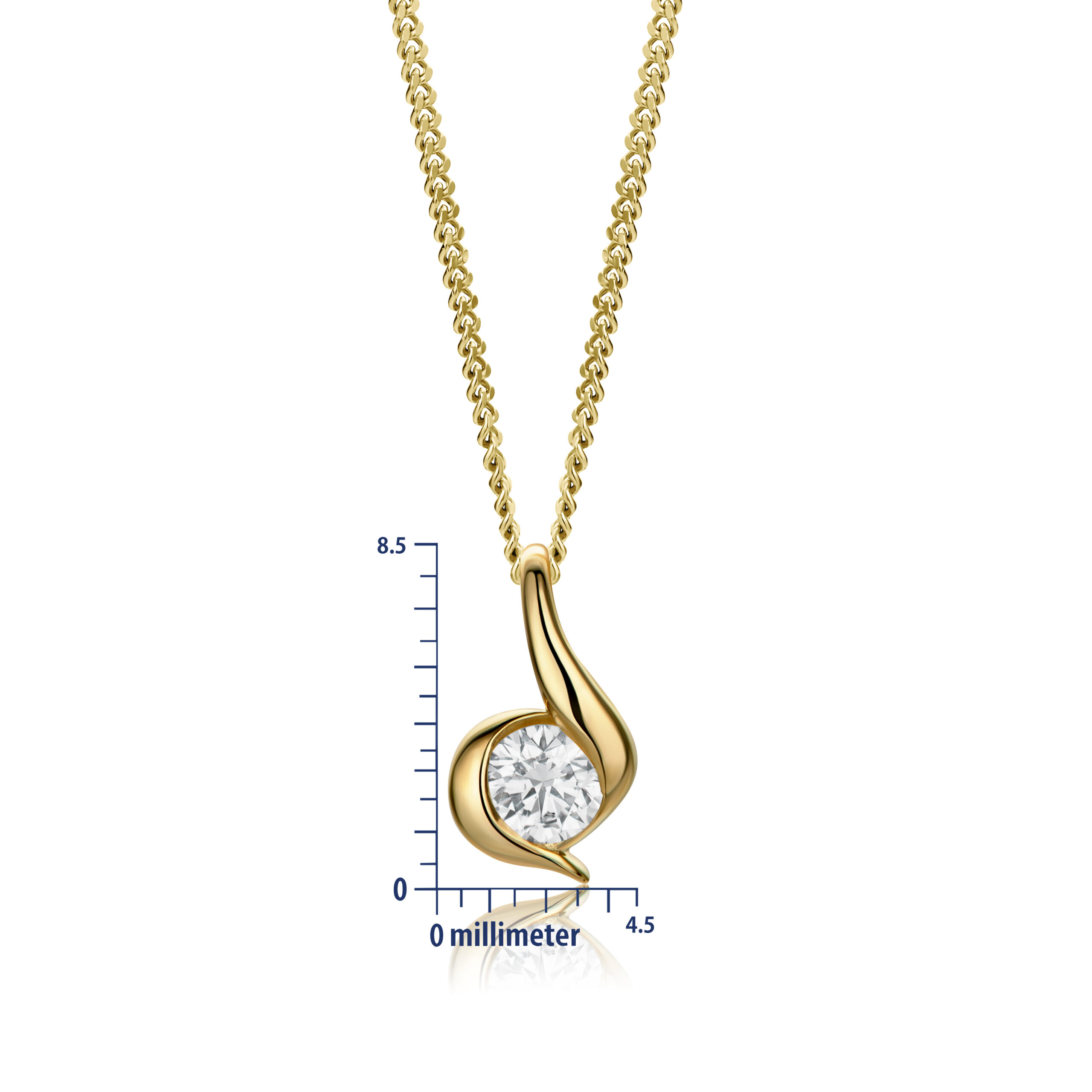 Miore Necklace Collana Oro Giallo 14KT 585