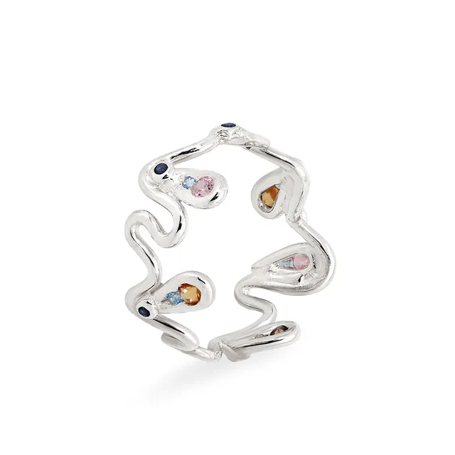 Giulia Iosco Aurora Borealis Comet anello oro