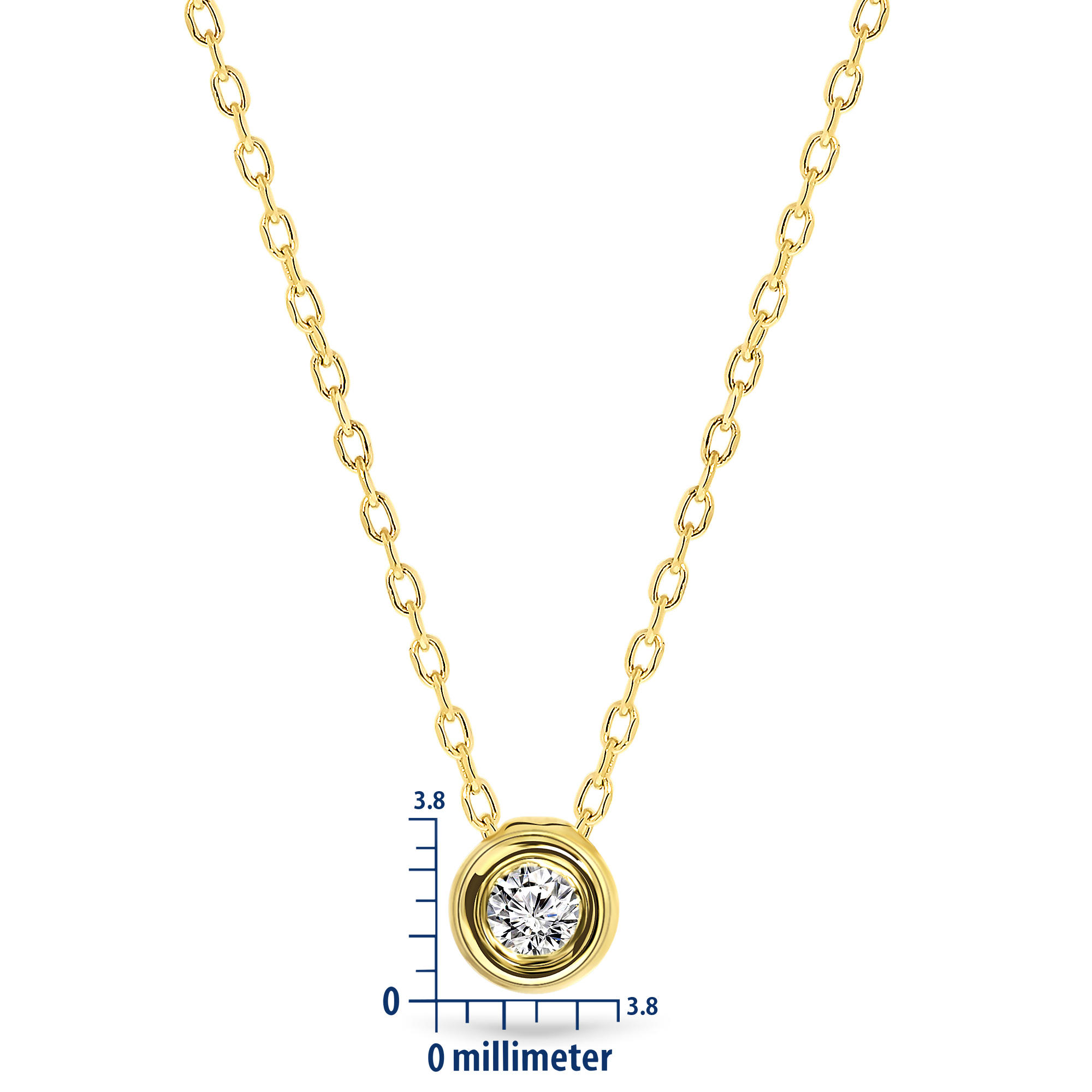Miore Necklace Collana Oro Giallo 9Kt 375