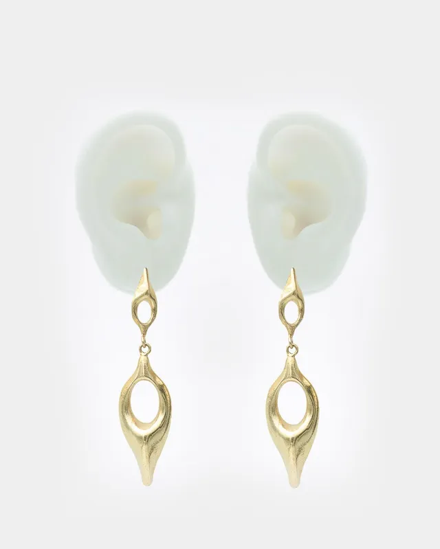 Voodoo Jewels Bold Shapes Adrastea orecchini pendenti oro