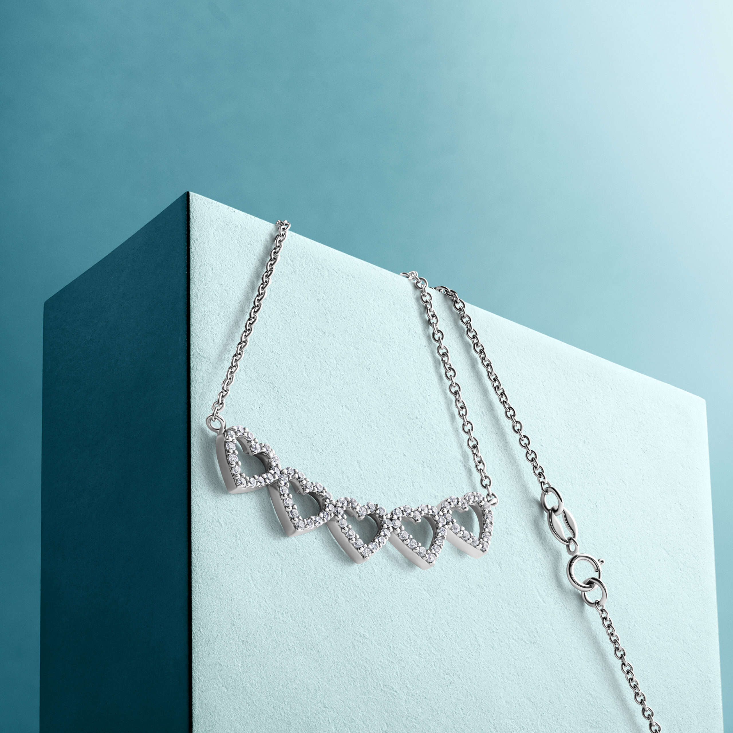 Miore Necklace Collana Argento 925 Zirconia Cubica