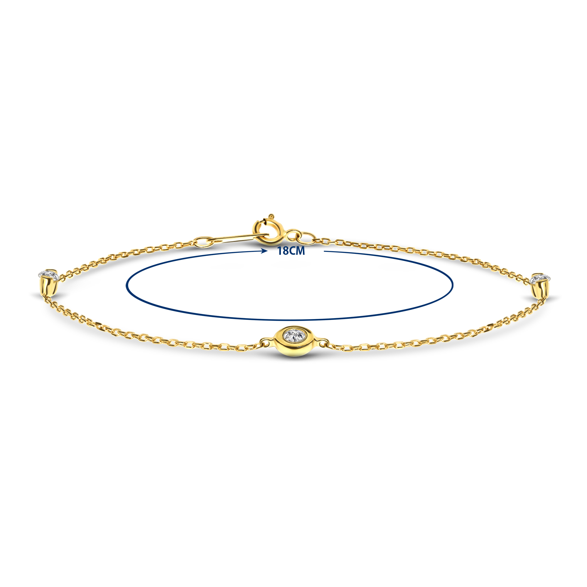 Miore Bracciale Oro Giallo 9Kt 375