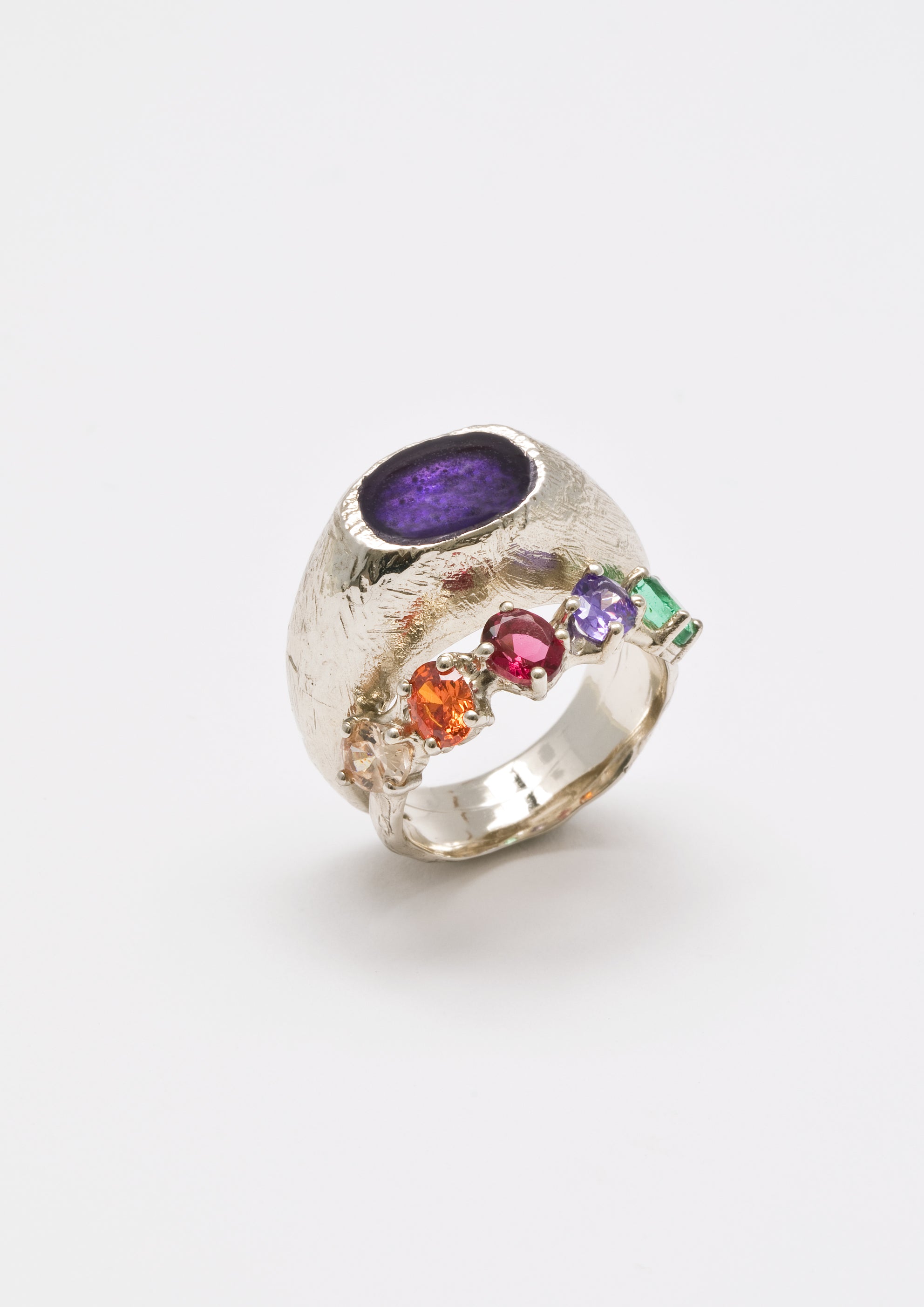 Voodoo Jewels Bold Shapes Losse anello argento pietre glitter