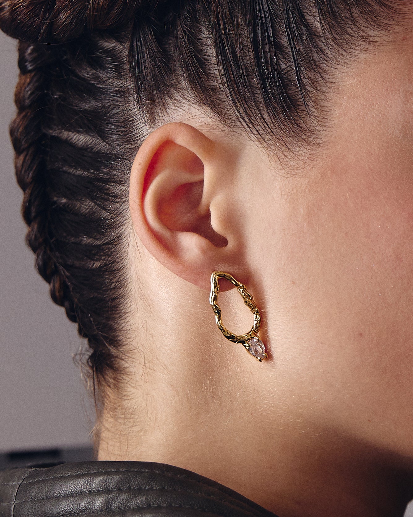 Voodoo Jewels Mini Voodoo Mini Branch orecchini oro pietre sintetiche