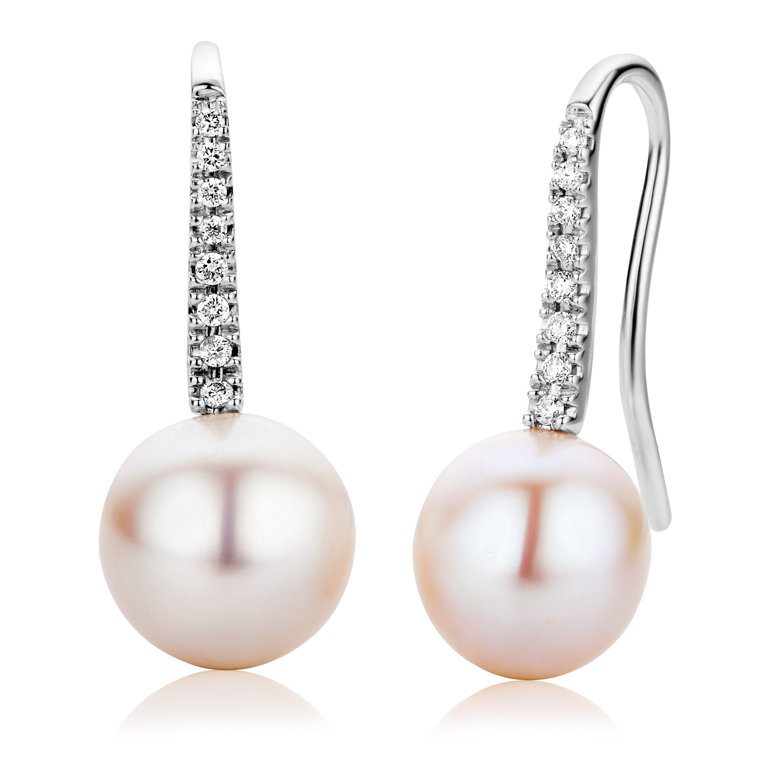 MIORE Orecchini oro bianco 18kt perla 750
