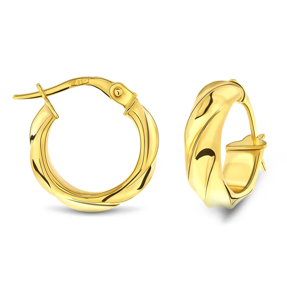 Miore Orecchini Oro Giallo 9Kt Classici