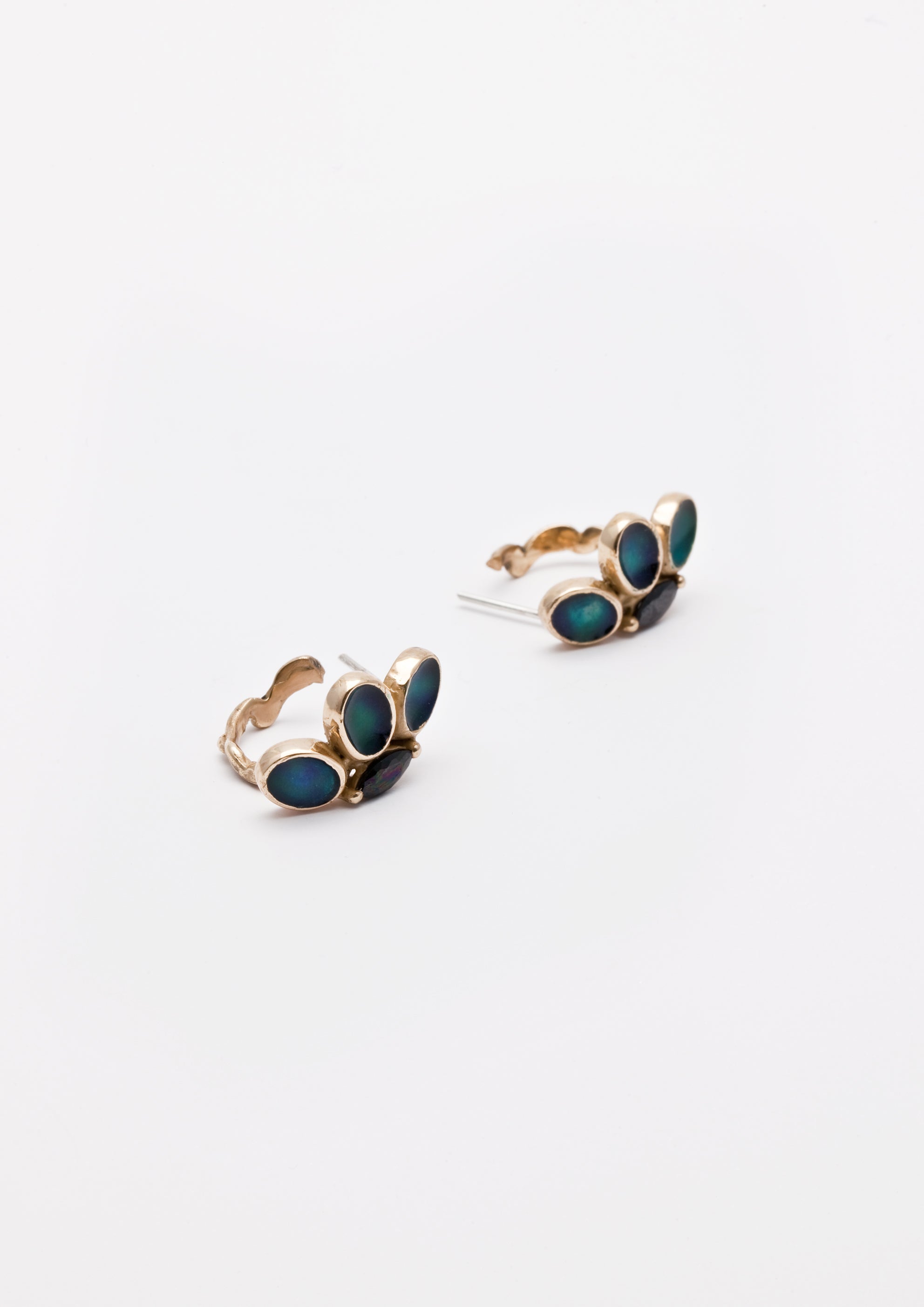 Voodoo Jewels Bold Shapes Achle orecchini bronzo ovale