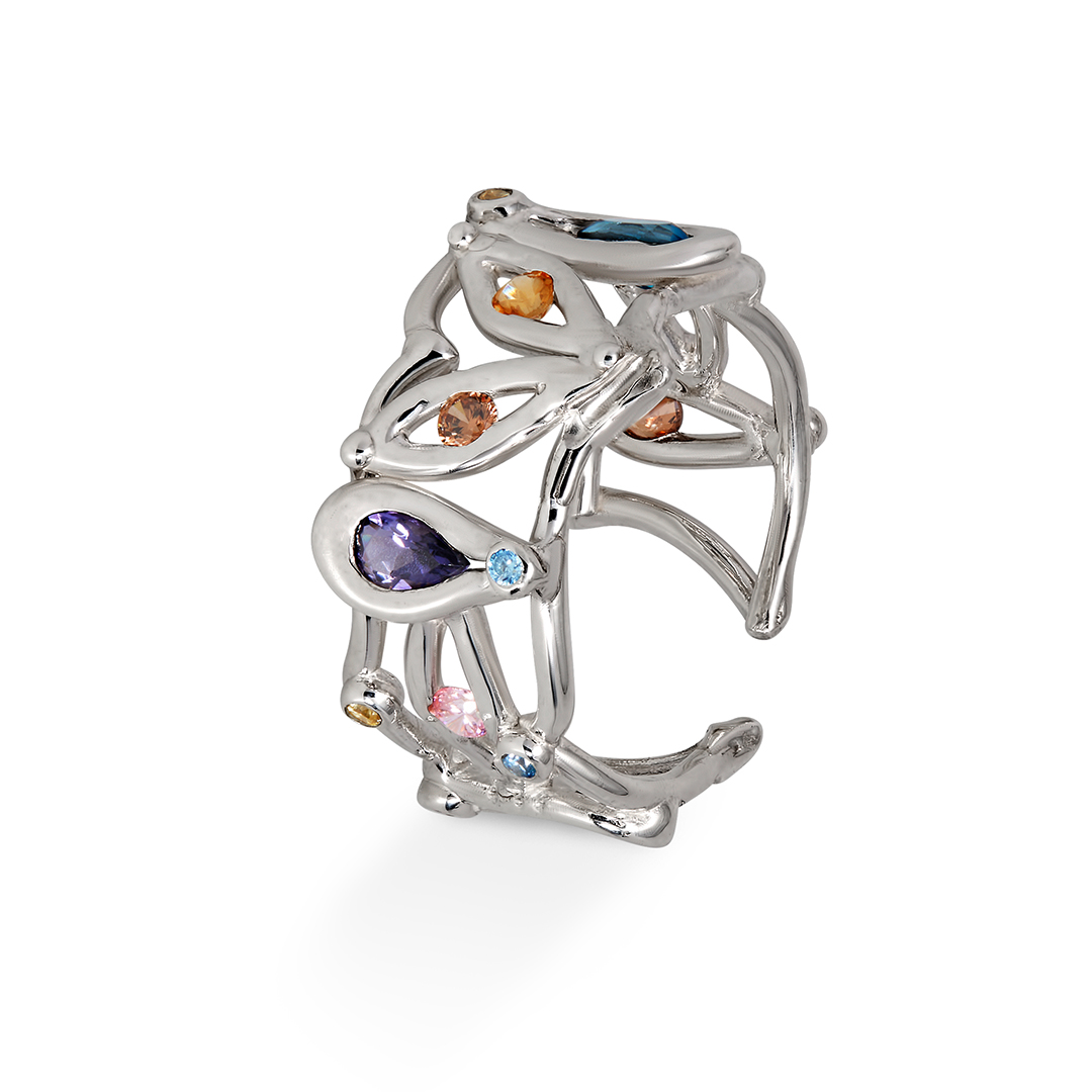 Giulia Iosco Aurora Borealis Band anello donna