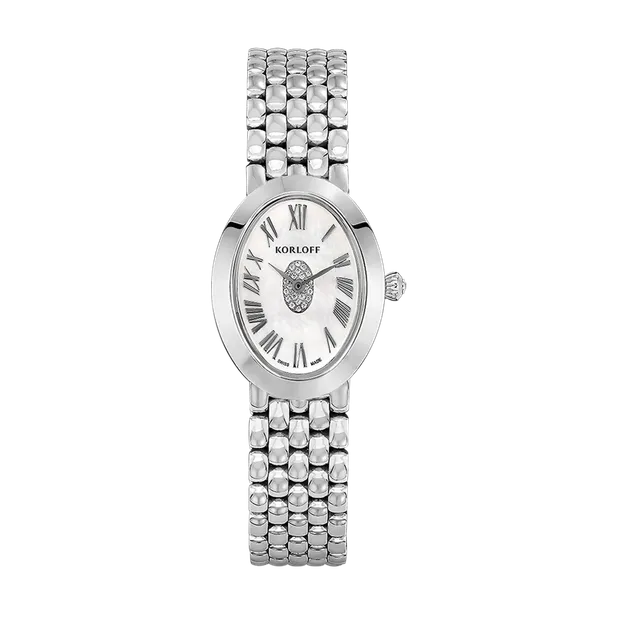 Korloff Iconik JL-04WA830101 orologio acciaio madreperla