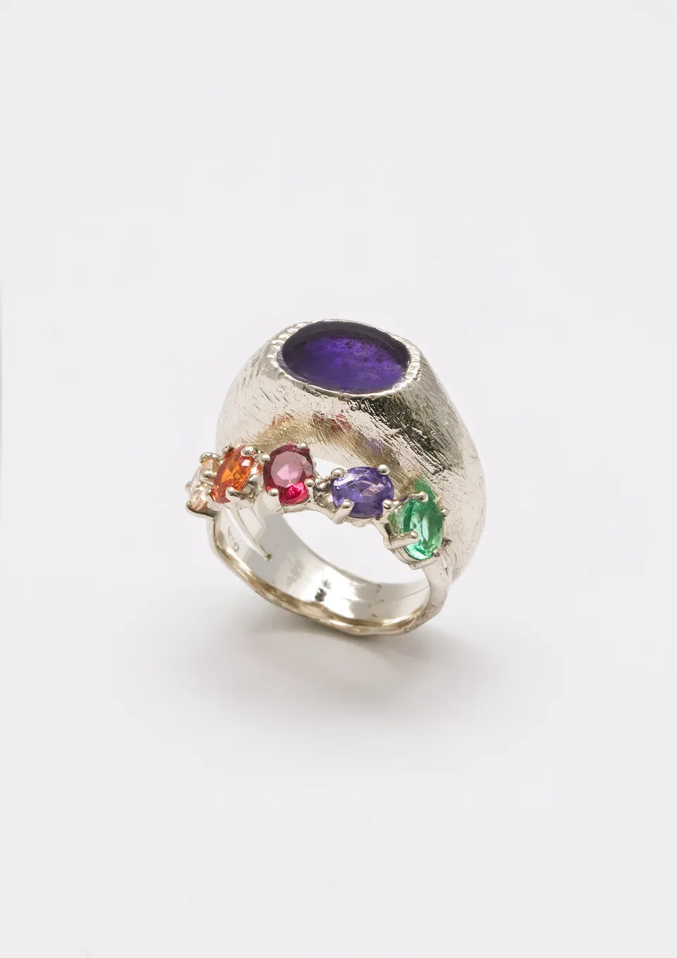 Voodoo Jewels Bold Shapes Losse anello argento pietre glitter