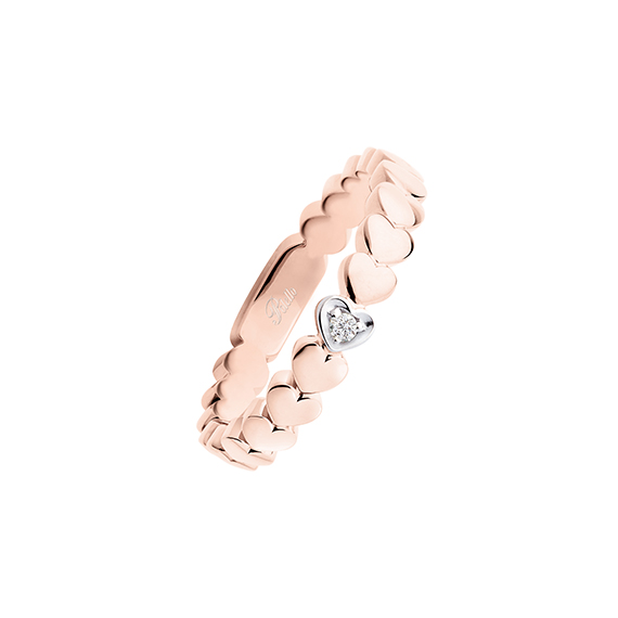 Polello Si Lo Voglio Veretta anello oro e diamanti