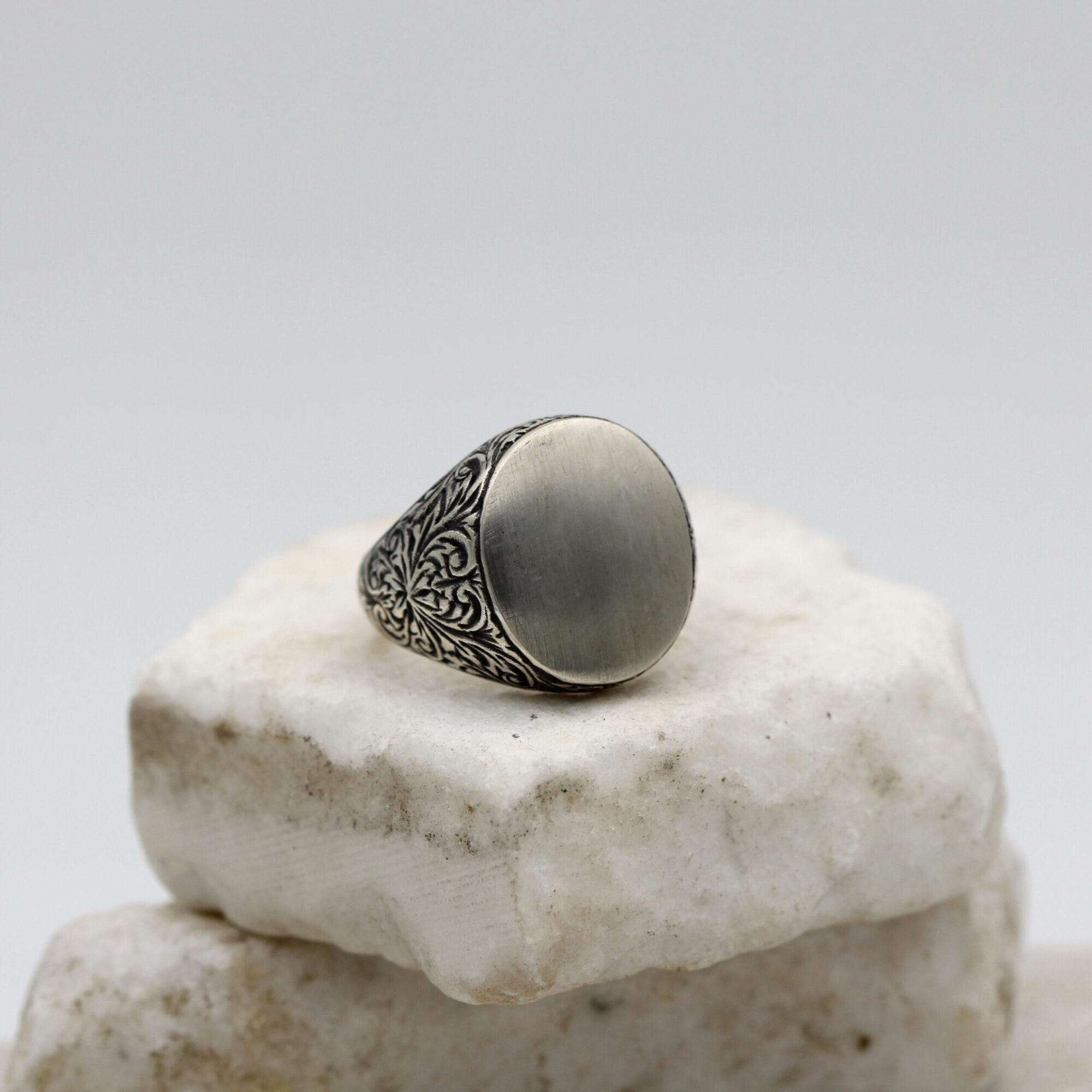 Anna Gioielli Collezione Uomo anello uomo argento 925 floreale