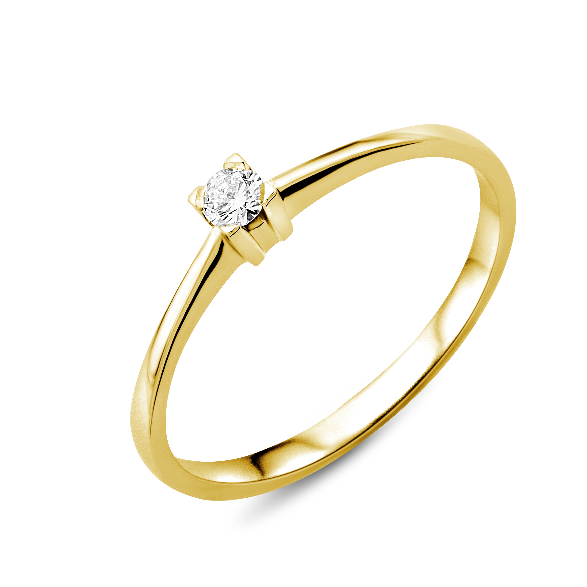Miore Ring Anello in Oro Giallo 18Kt 750