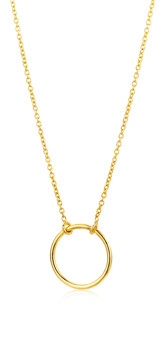 Miore Collana Oro Giallo 9Kt 375 Classica