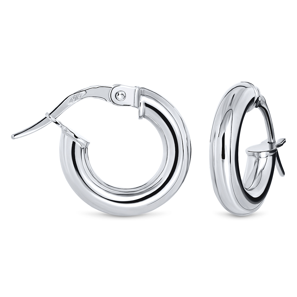 Miore Orecchini in Oro Bianco 14Kt 585