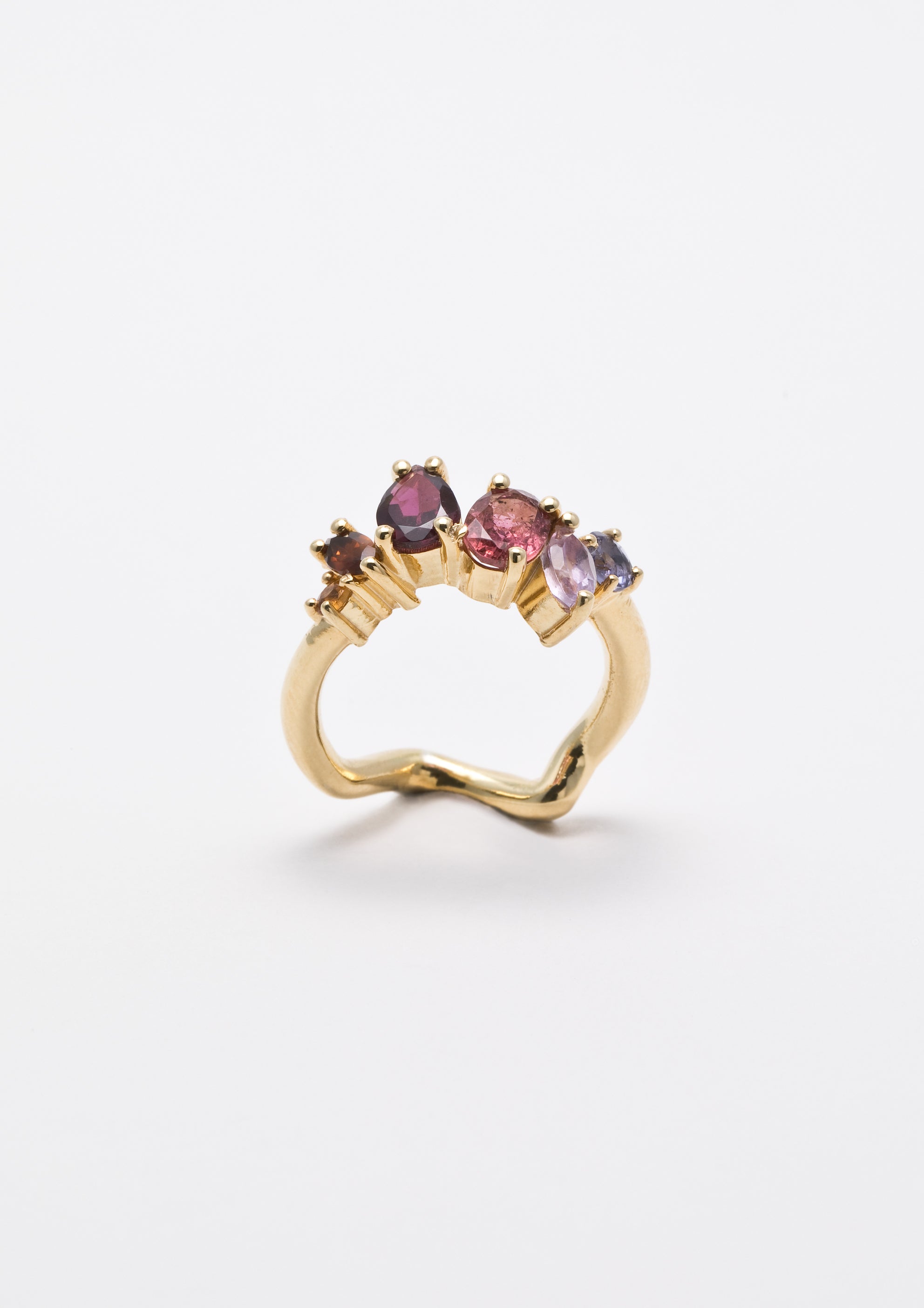 Voodoo Jewels Bold Shapes Shri anello tormaline M