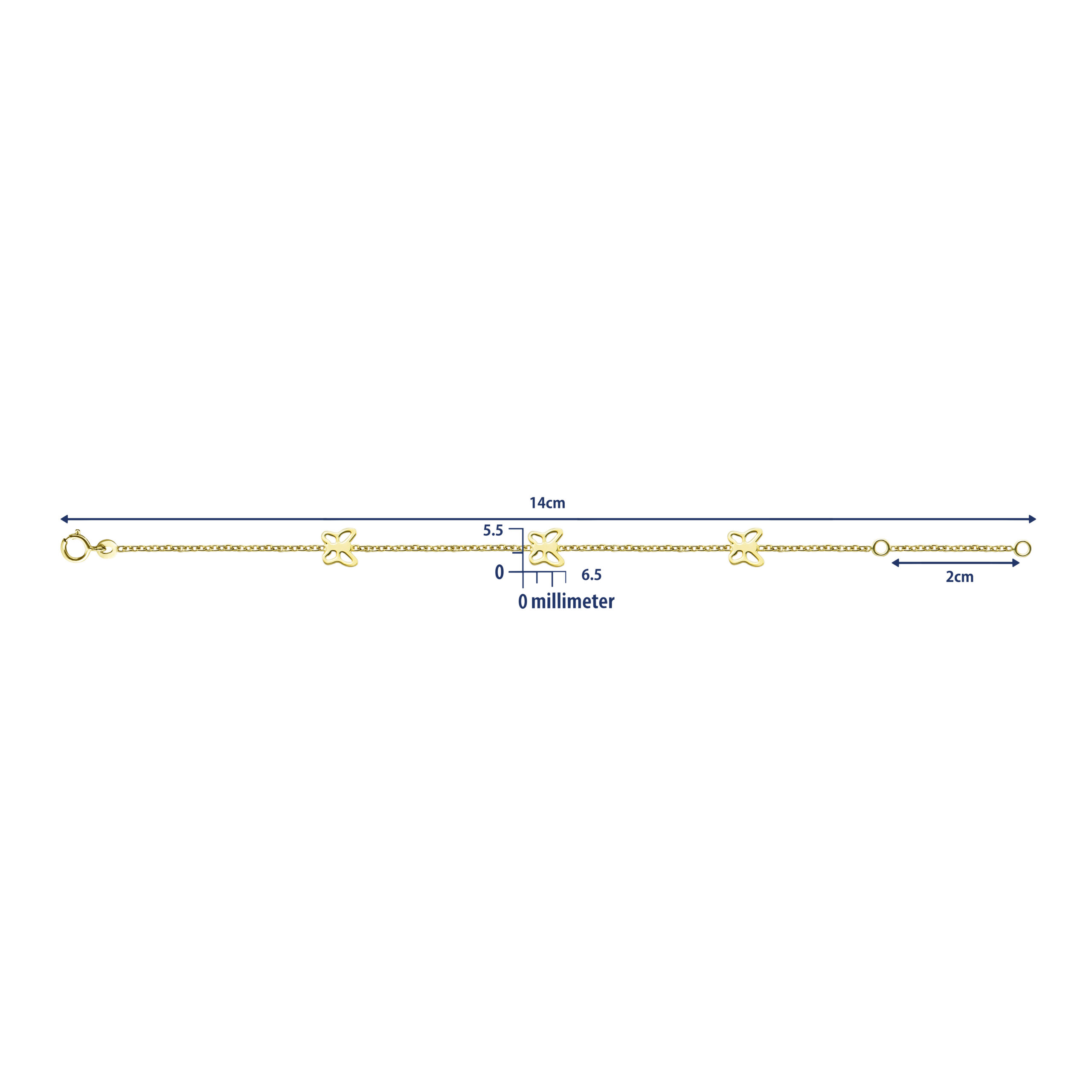 Miore Bracelet Braccialetto Oro Giallo 9Kt 375