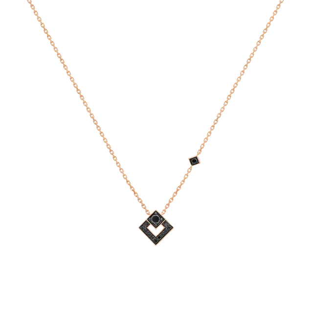 Korloff Éclat JL-JEP01 ciondolo oro rosa diamanti neri