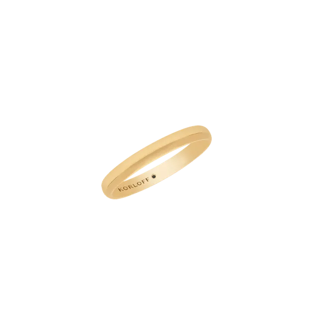 Korloff Harmonie JBA03 anello oro giallo 3 mm