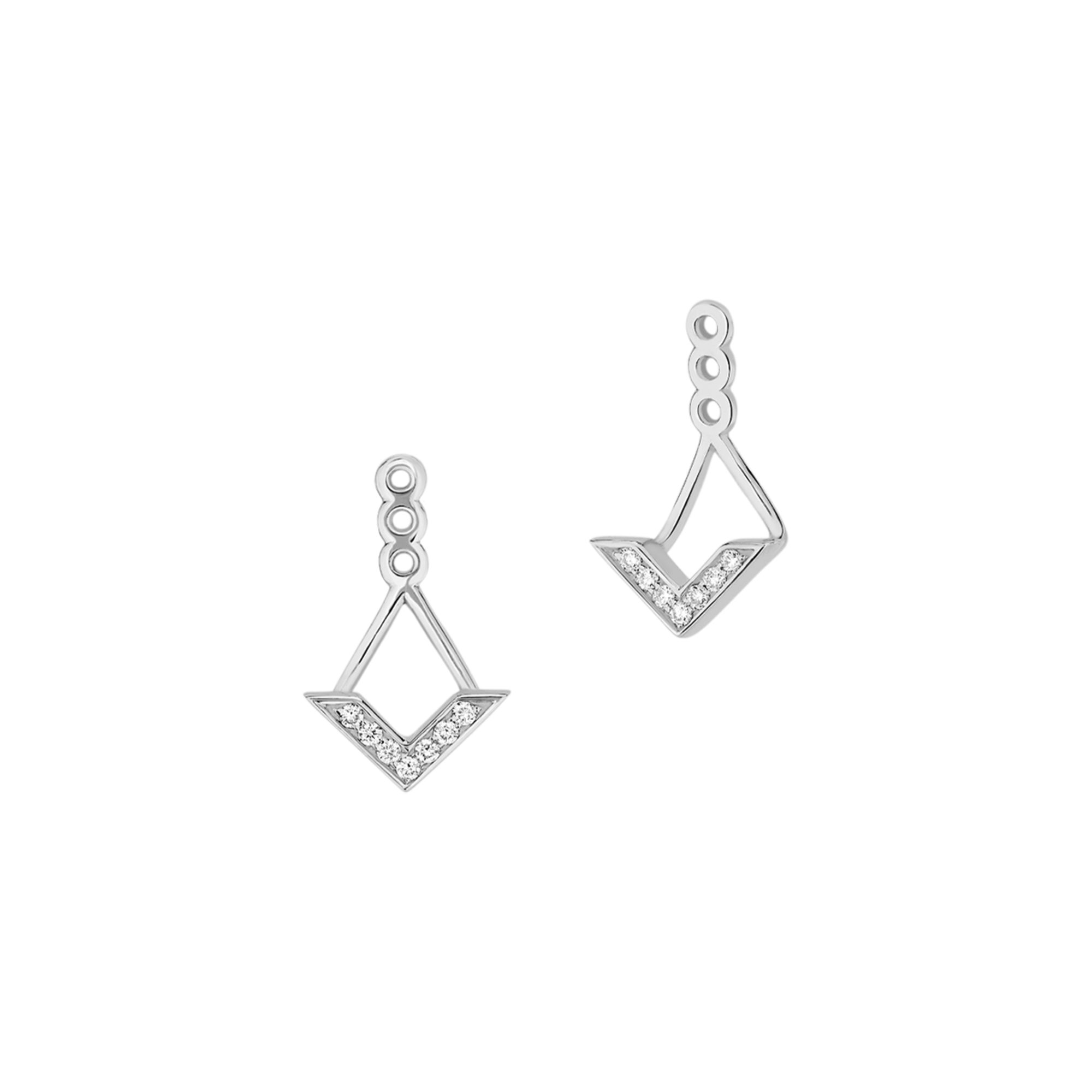 Korloff Eclat JEE09 orecchini oro bianco diamanti