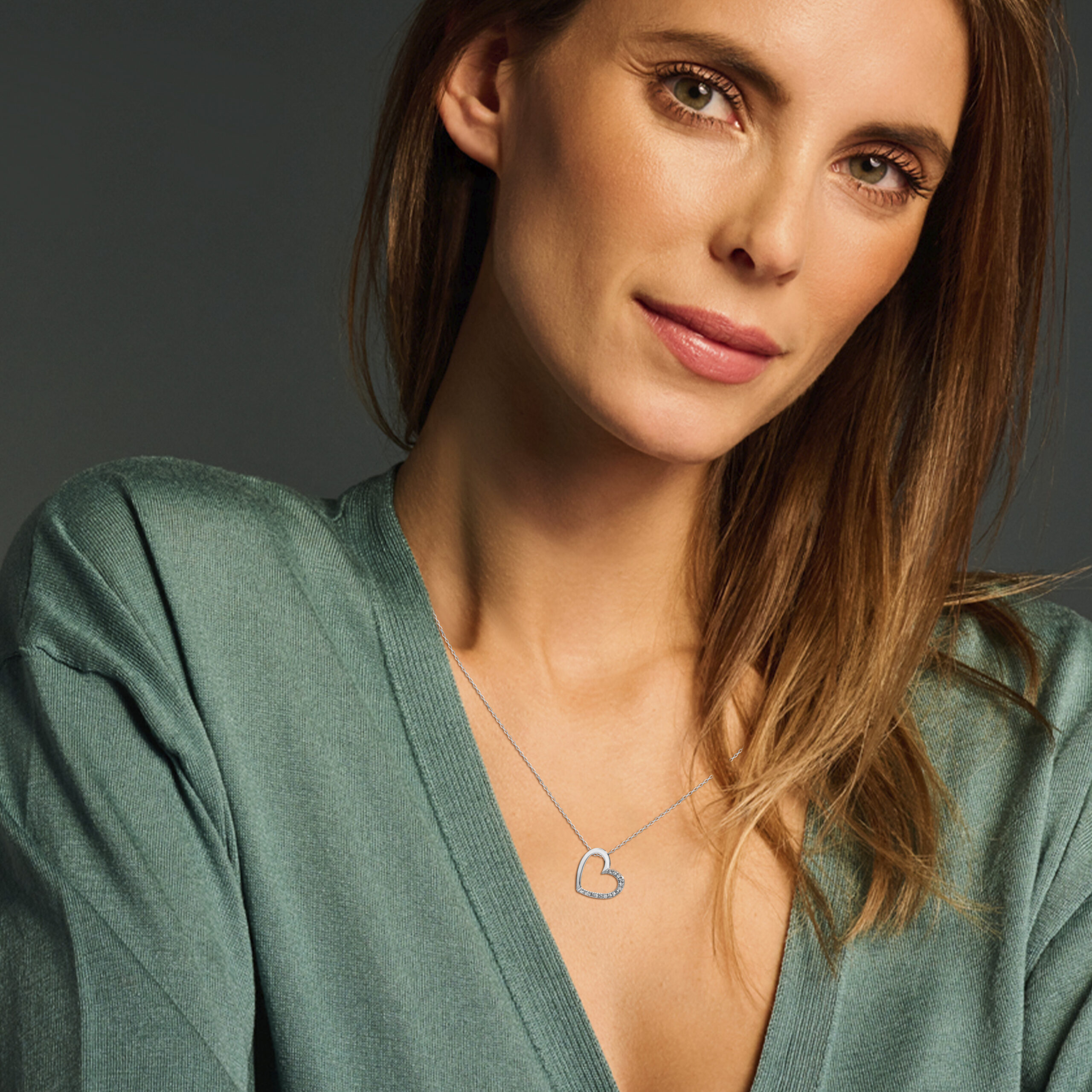 Miore Necklace collana oro bianco 9kt 375
