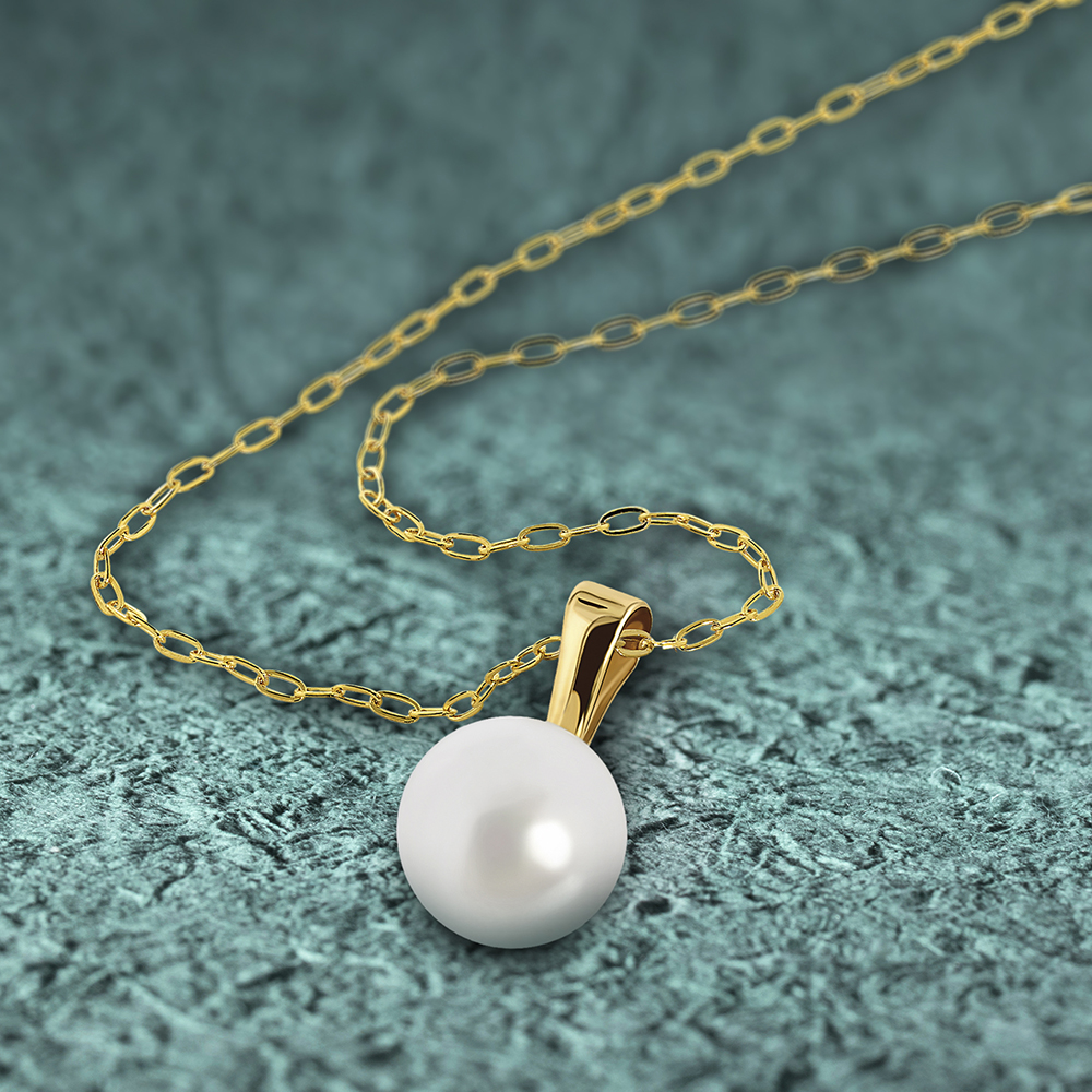 Miore Necklace 9KT 375 Collana oro perla