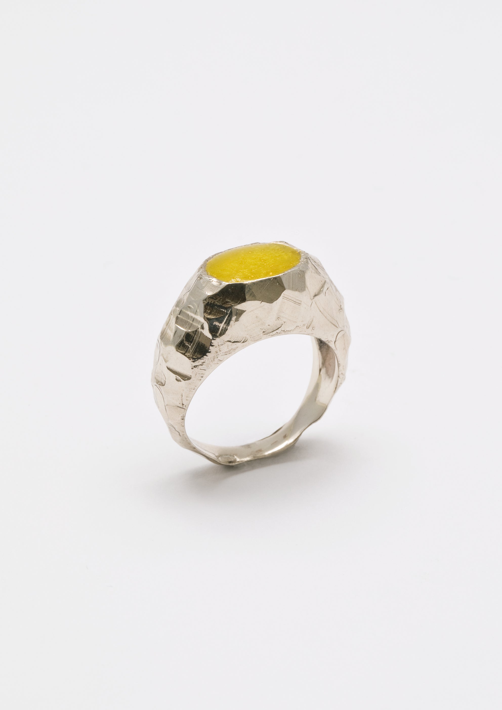 Voodoo Jewels Bold Shapes Velalia anello argento glitter M