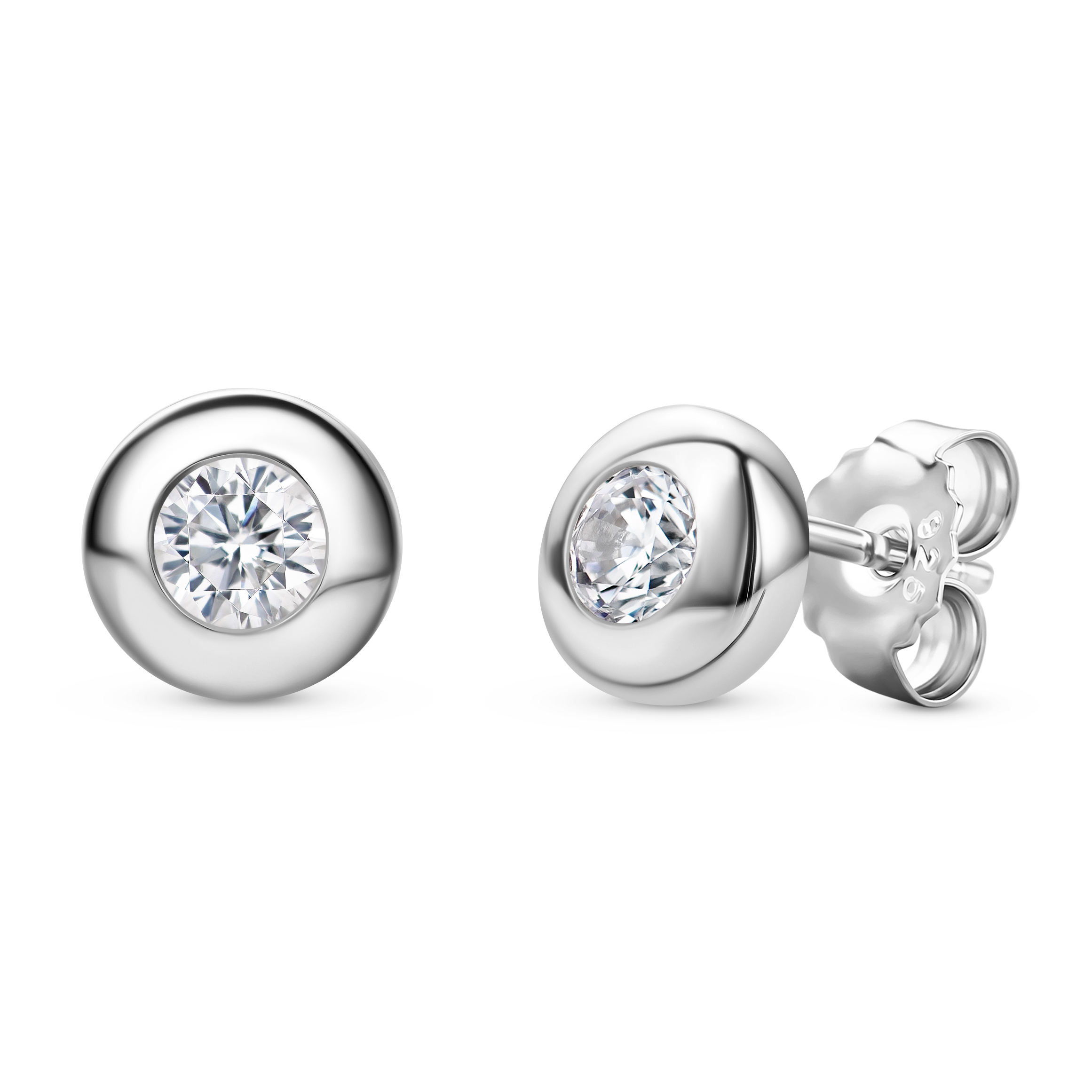Miore Orecchini Argento 925 Zirconia Cubica