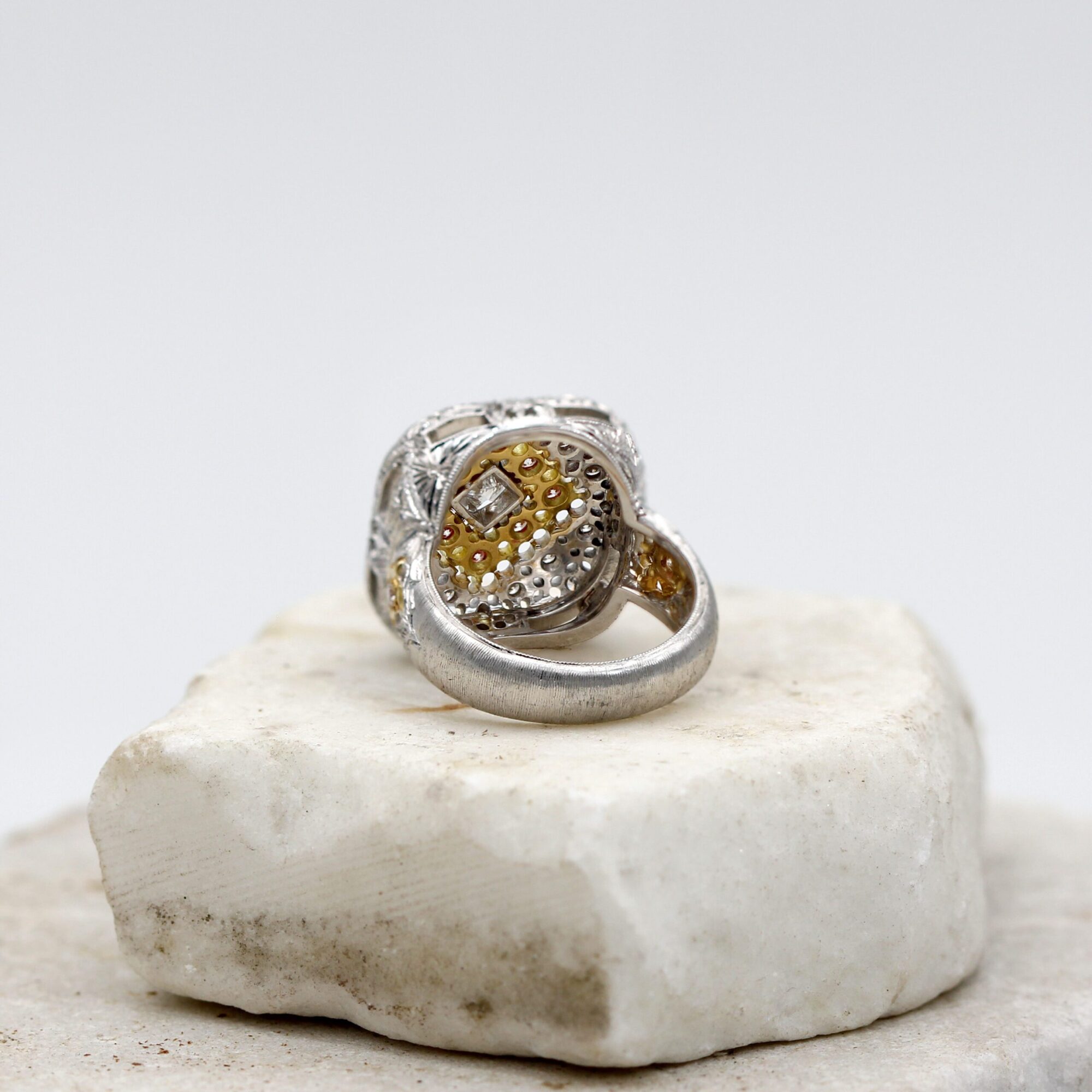 Anna Gioielli Prestige anello oro bianco diamanti 0,81 ct