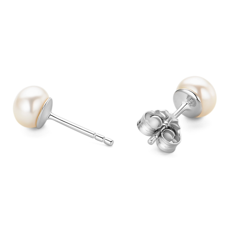 Miore Orecchini Argento 925 Perla Acqua Dolce