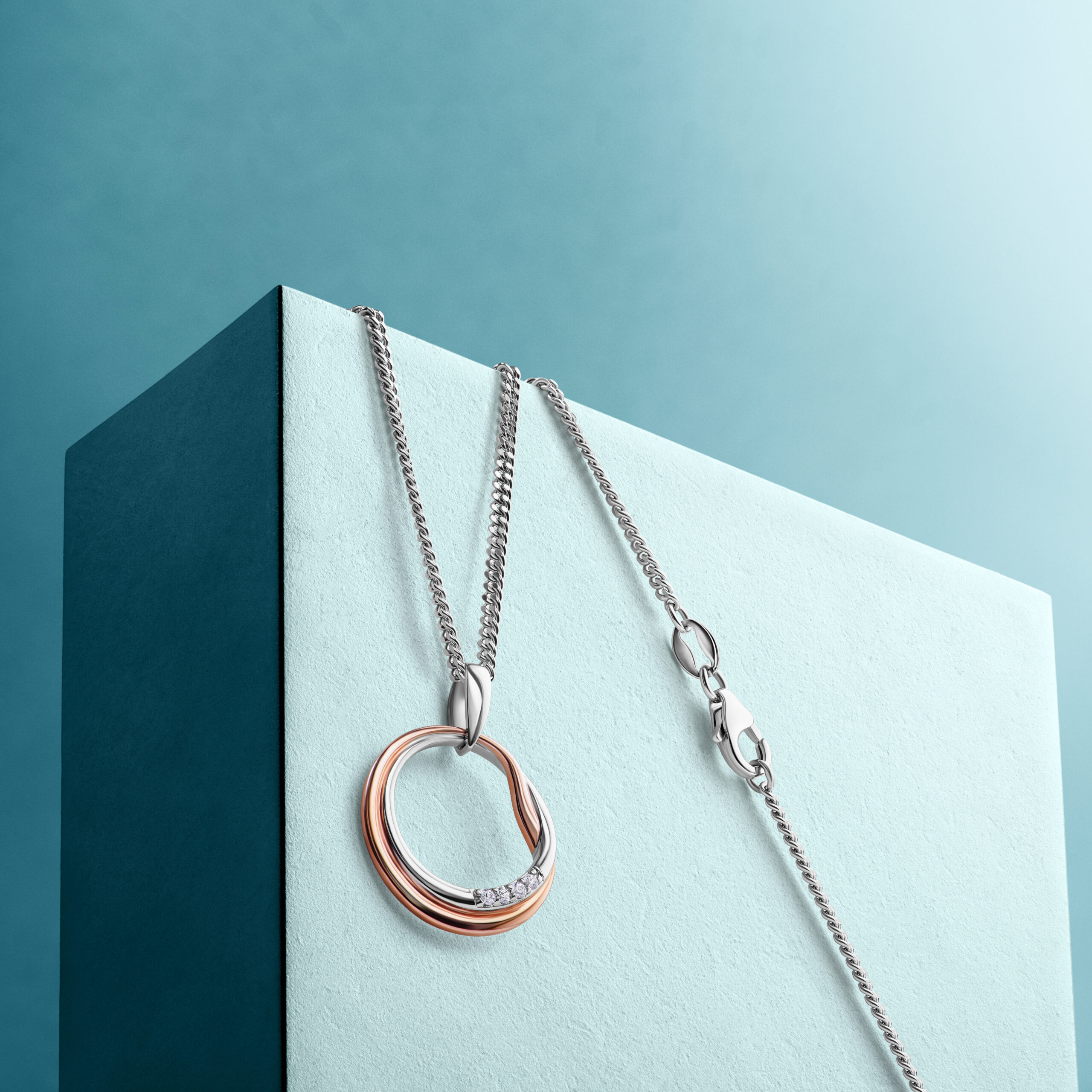 Miore Collana Argento 925 Zirconia Cubica