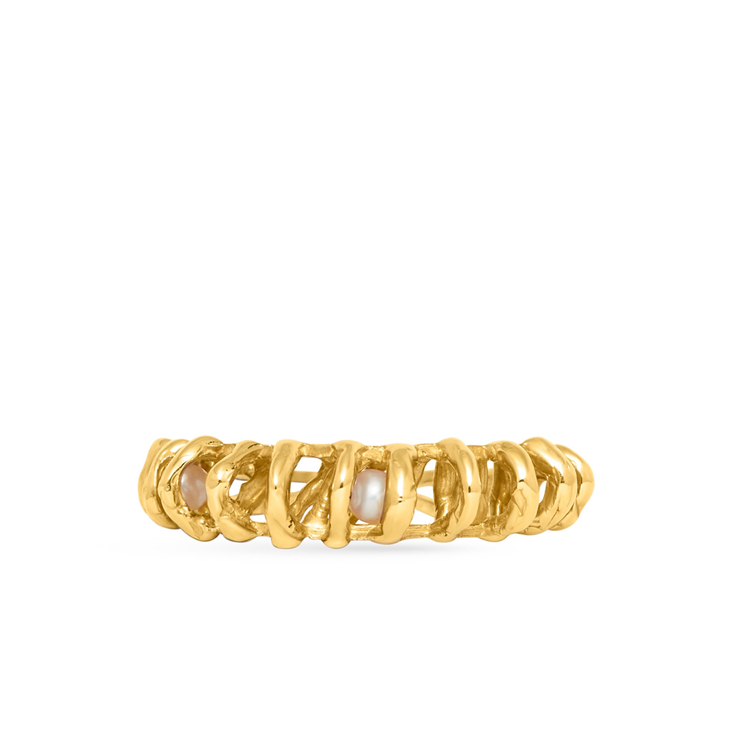Giulia Iosco Cage Round anello gabbia rotondo traforato
