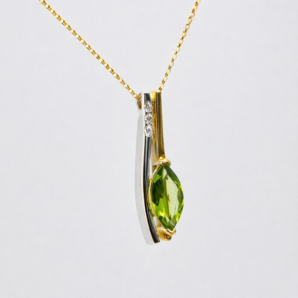 Anna Gioielli Classici Pendente Oro Peridoto 2,15 ct