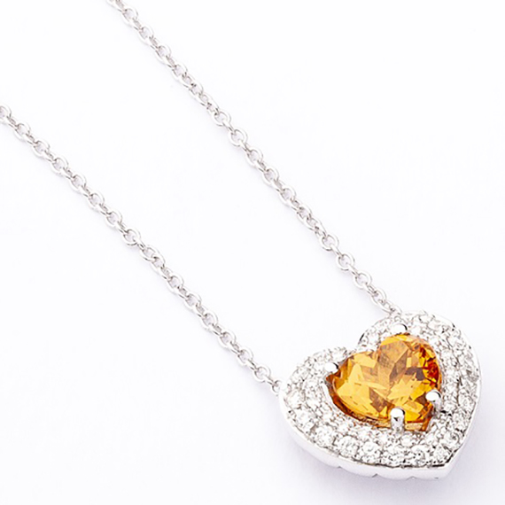 Polello girocollo oro granato pietra rossa donna