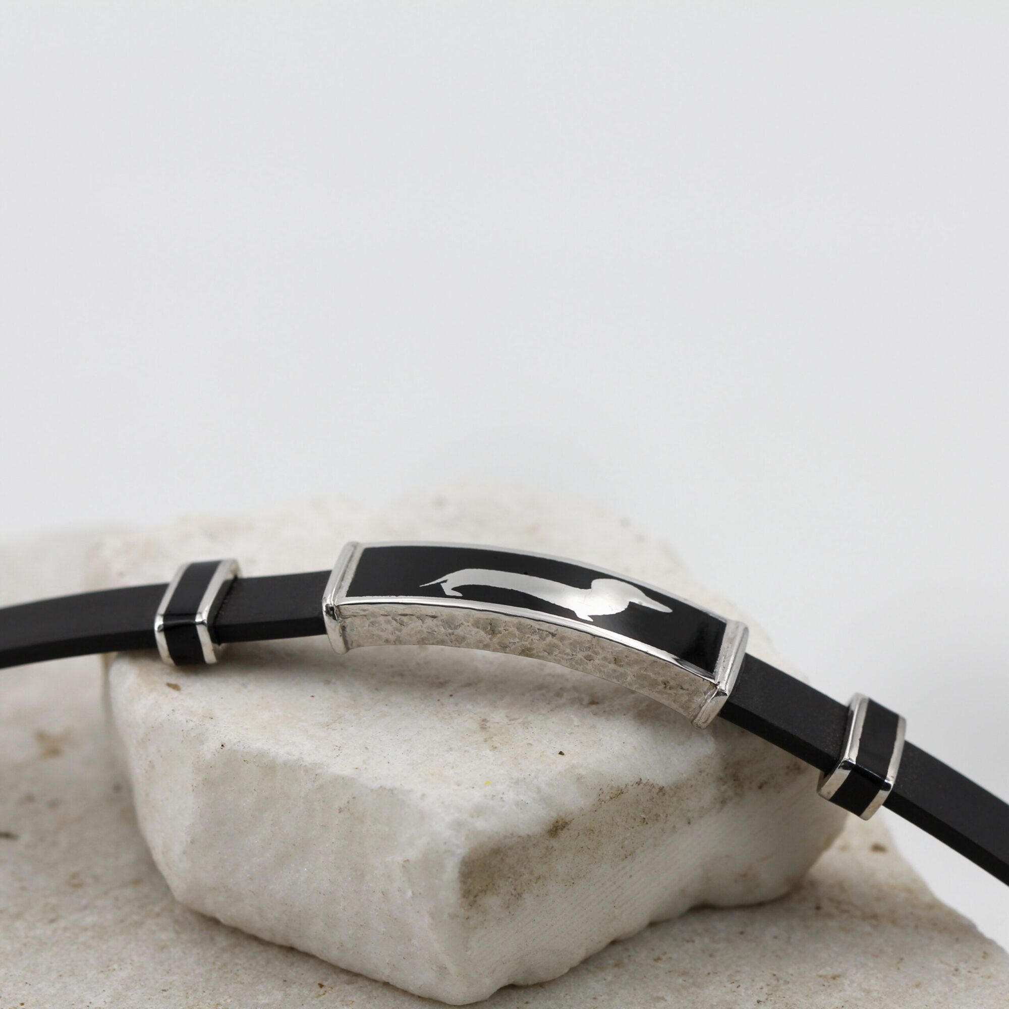 Anna Gioielli Braccialetti bracciale argento bassotto gomma