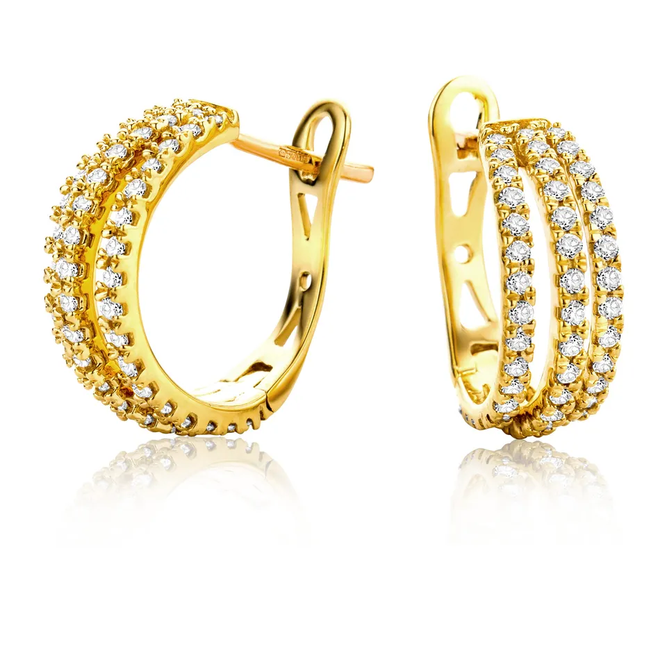 Miore Orecchini oro giallo 18 kt 750