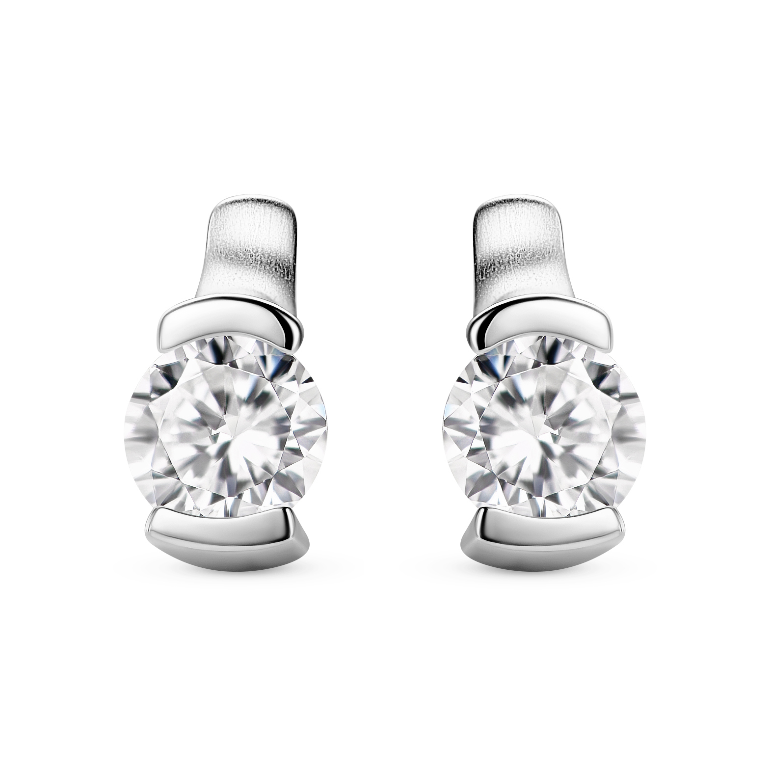 Miore Orecchini Argento 925 Zirconia Cubica