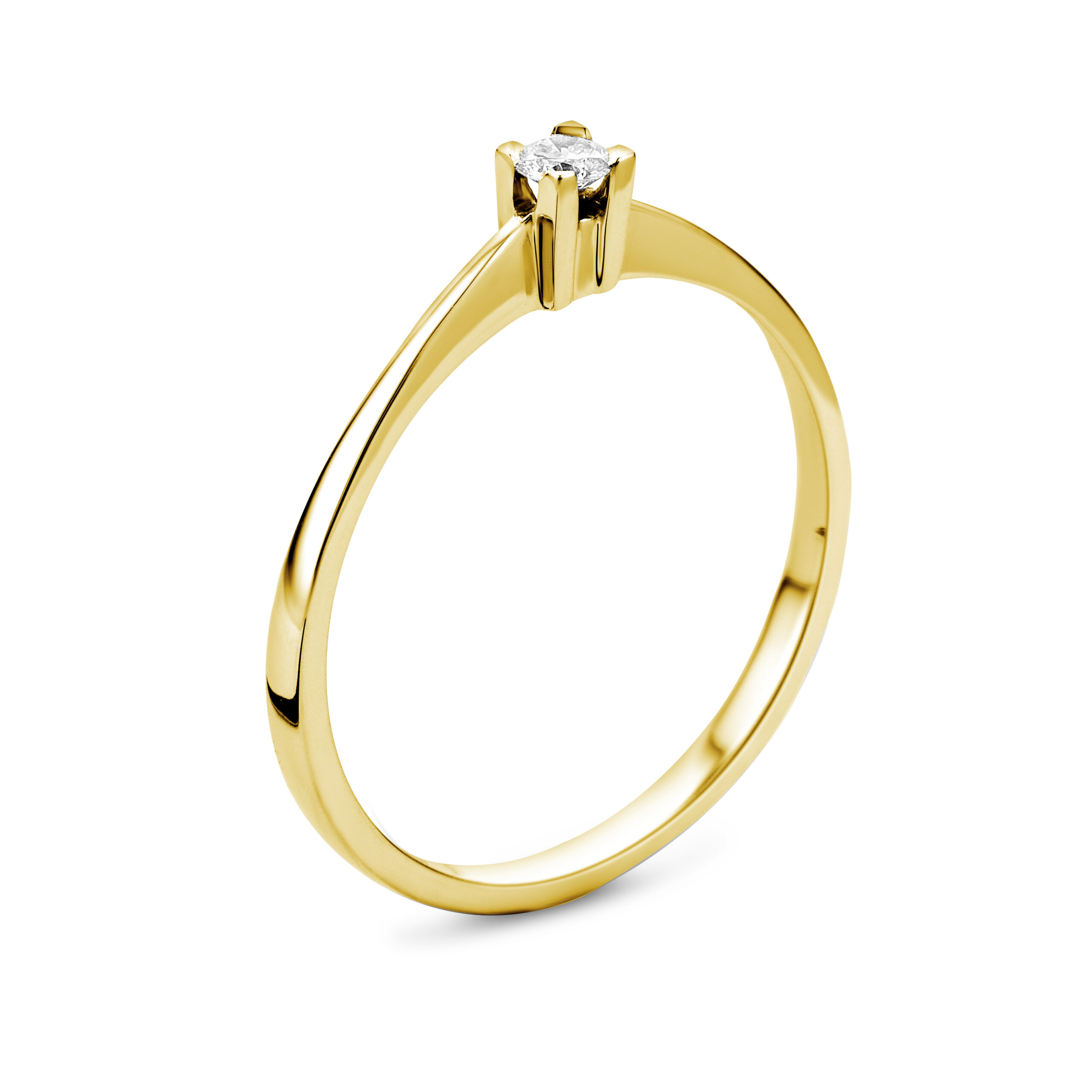 Miore Ring Anello in Oro Giallo 18Kt 750