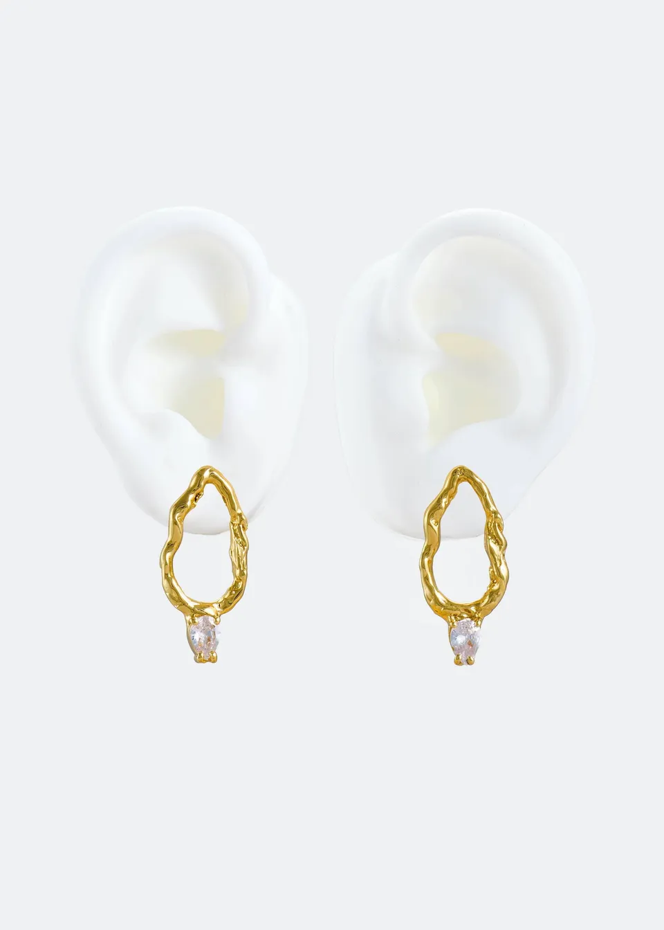 Voodoo Jewels Mini Voodoo Mini Branch orecchini oro pietre sintetiche