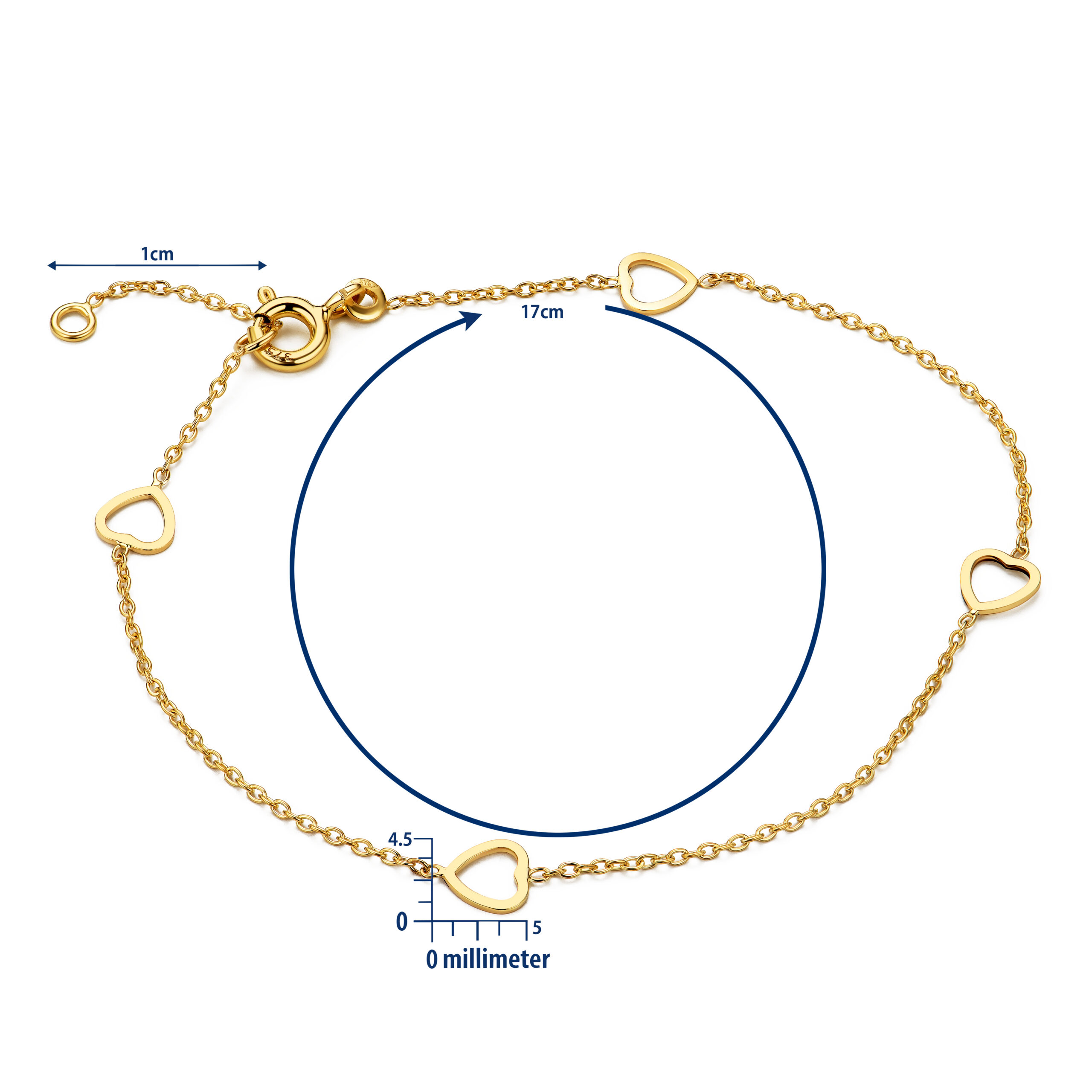 Miore Bracciale Oro Giallo 9 Kt 375