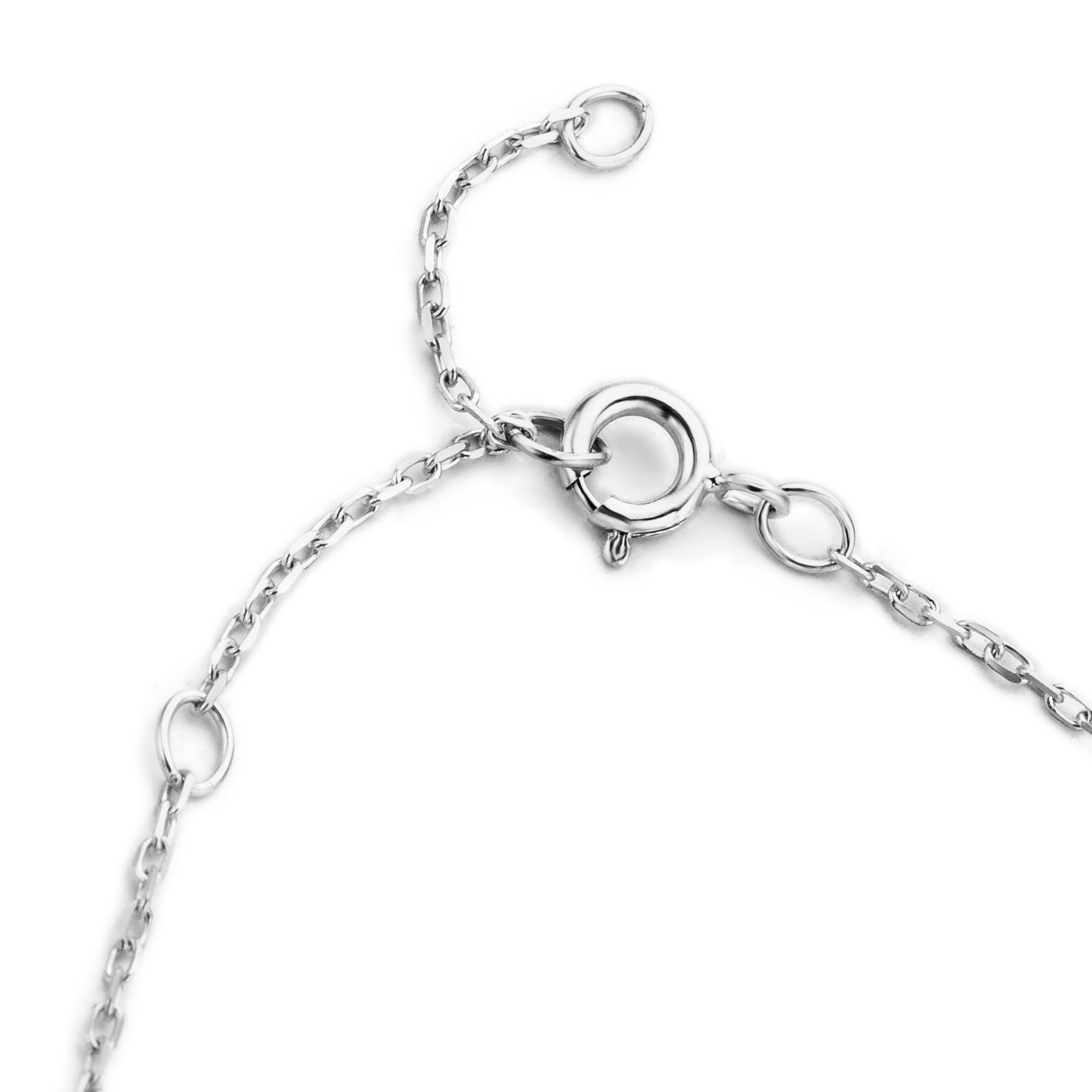 Miore Bracciale Oro Bianco 9Kt Liscio