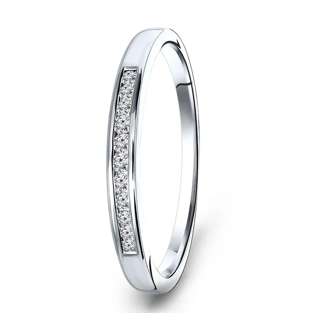 Miore Ring Anello Oro Bianco 585 14KT Donna
